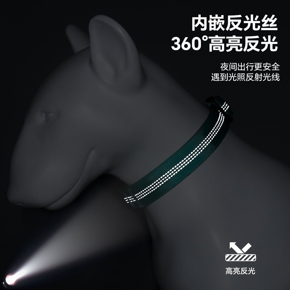 1 Inch Reflective Collared Dog for Outdoor Use - TaglyCharm