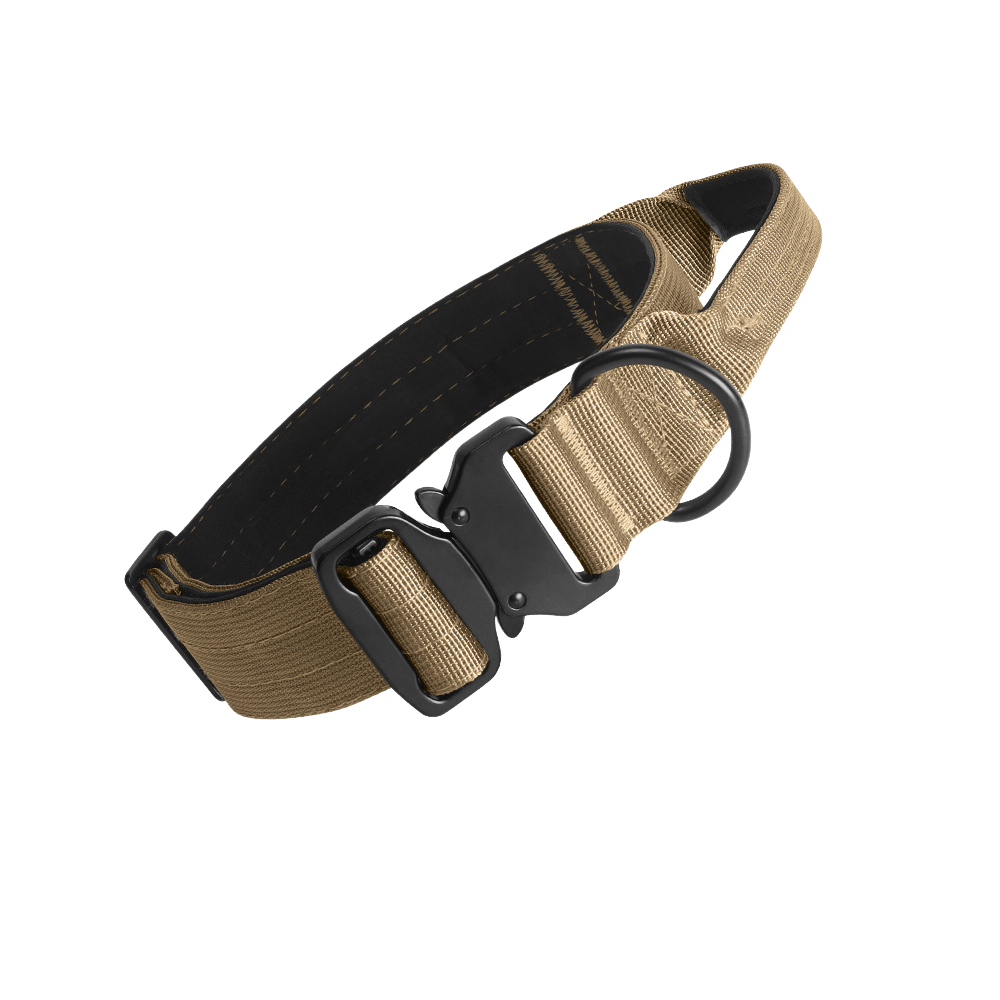 1.5 Inch Heavy Duty Tactical Dog Collar – Grey Camouflage Edition - TaglyCharm