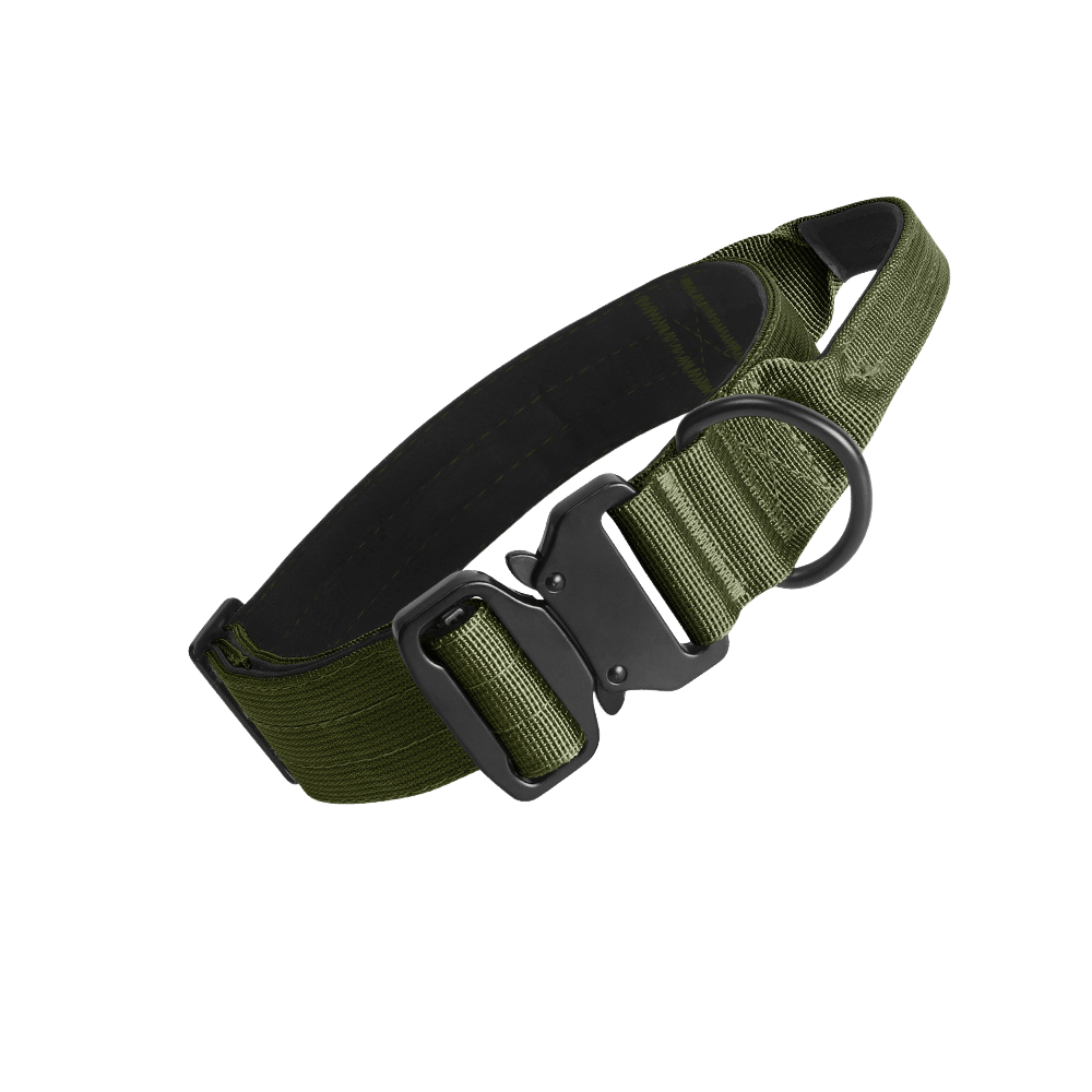 1.5 Inch Heavy Duty Tactical Dog Collar – Grey Camouflage Edition - TaglyCharm