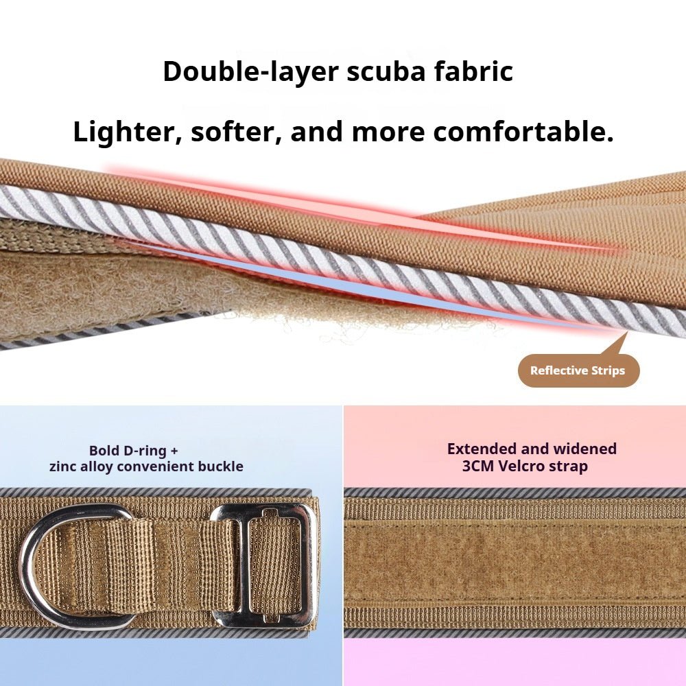 1.7 - inch Width IHeavy - Duty Tactical Dog Collar with Handle & Metal Buckle - TaglyCharm