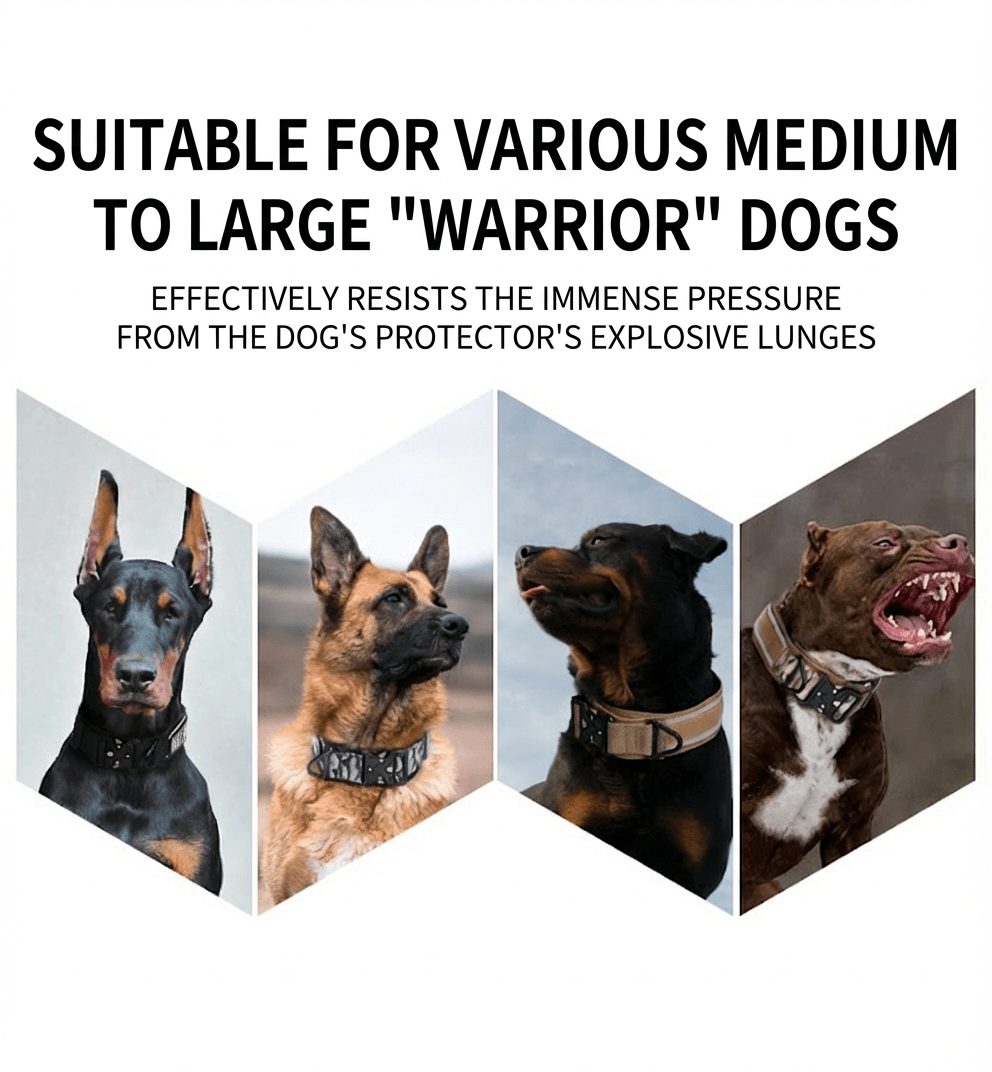 2 Inch Premium Heavy - Duty Tactical Dog Collar – Adjustable, Reflective, and Comfortable - TaglyCharm