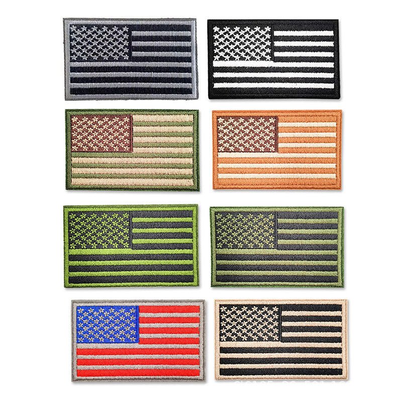 （2"X1"）Small - sized American flag embroidered patch - TaglyCharm