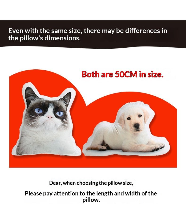 Custom - made Uniquely Shaped Pillows, Custom - made Pet Photos - TaglyCharm