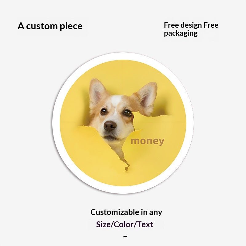 Customized Faux Cashmere Carpet with Pet Pictures - TaglyCharm