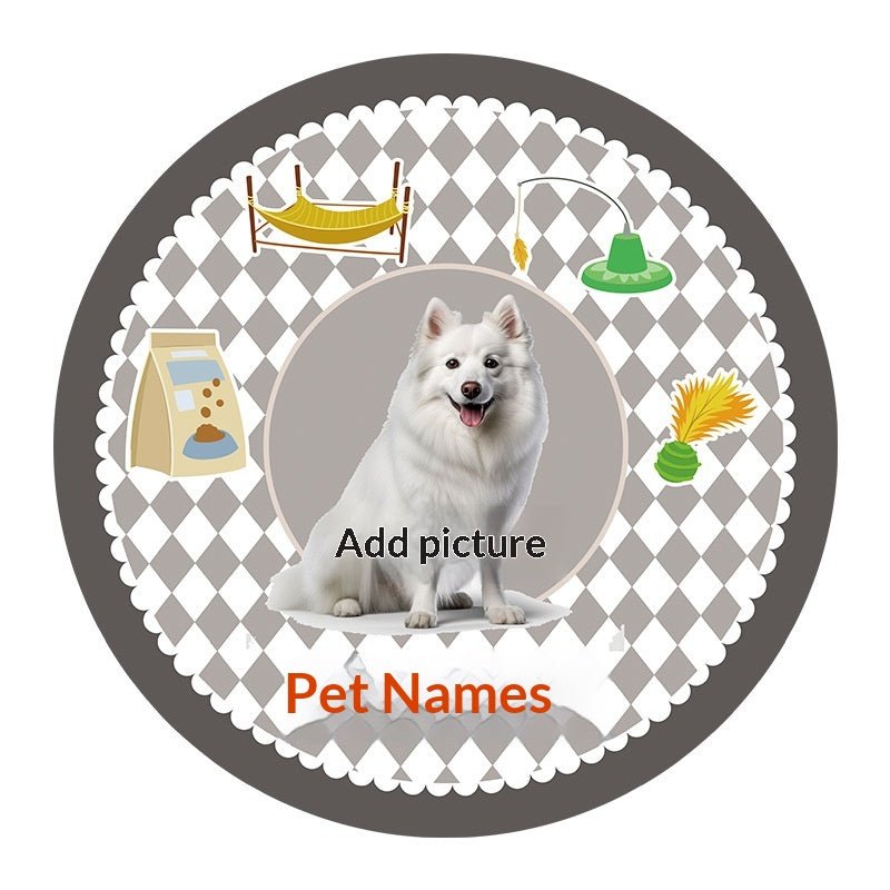 Customized Faux Cashmere Carpet with Pet Pictures - TaglyCharm