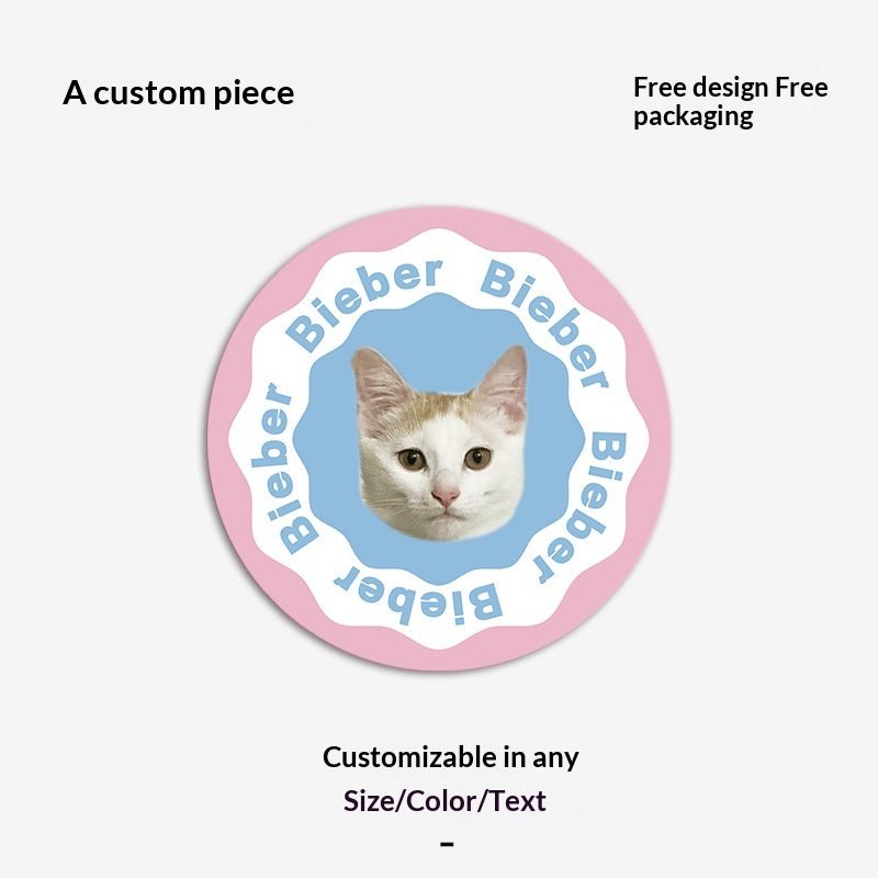 Customized Faux Cashmere Carpet with Pet Pictures - TaglyCharm