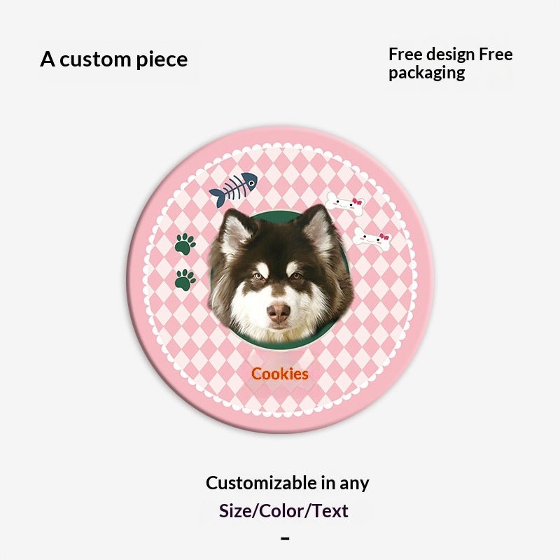 Customized Faux Cashmere Carpet with Pet Pictures - TaglyCharm