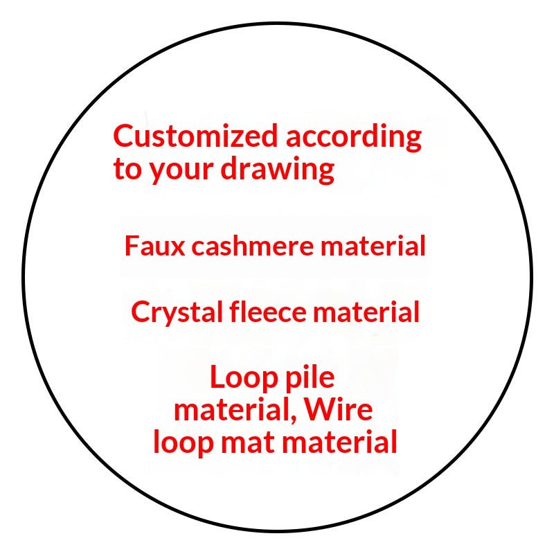 Customized Faux Cashmere Carpet with Pet Pictures - TaglyCharm