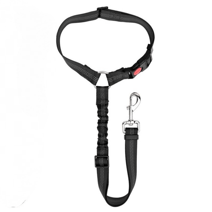 Premium Adjustable Dog Car Headrest Restraint & Seat Belt - TaglyCharm
