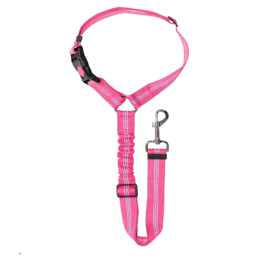 Premium Adjustable Dog Car Headrest Restraint & Seat Belt - TaglyCharm