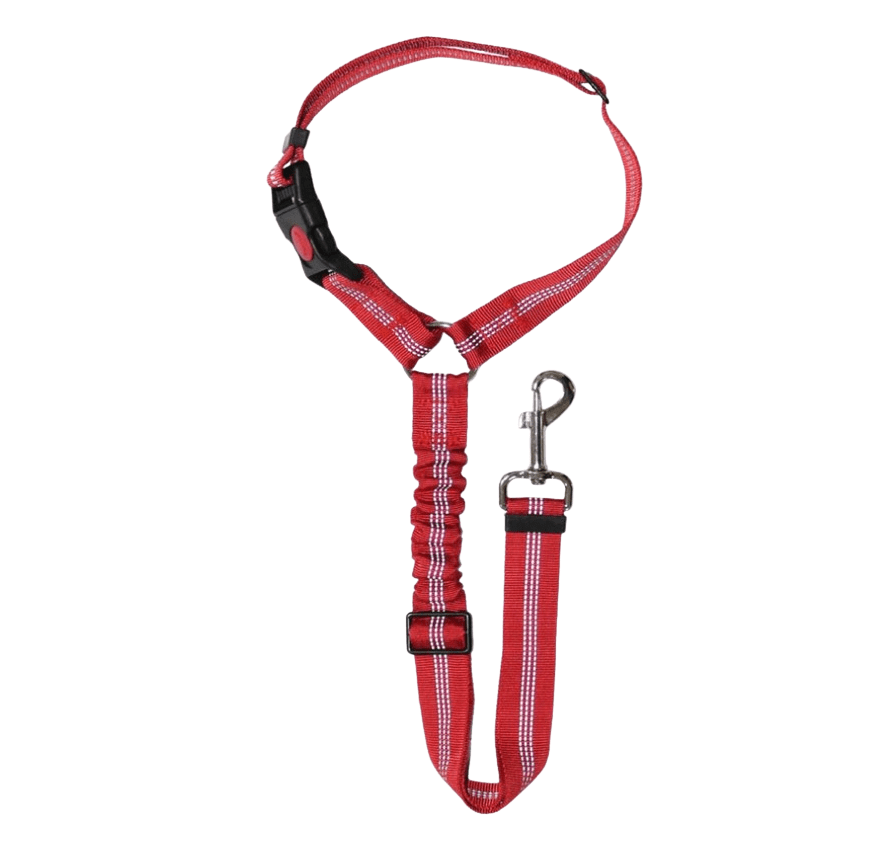 Premium Adjustable Dog Car Headrest Restraint & Seat Belt - TaglyCharm