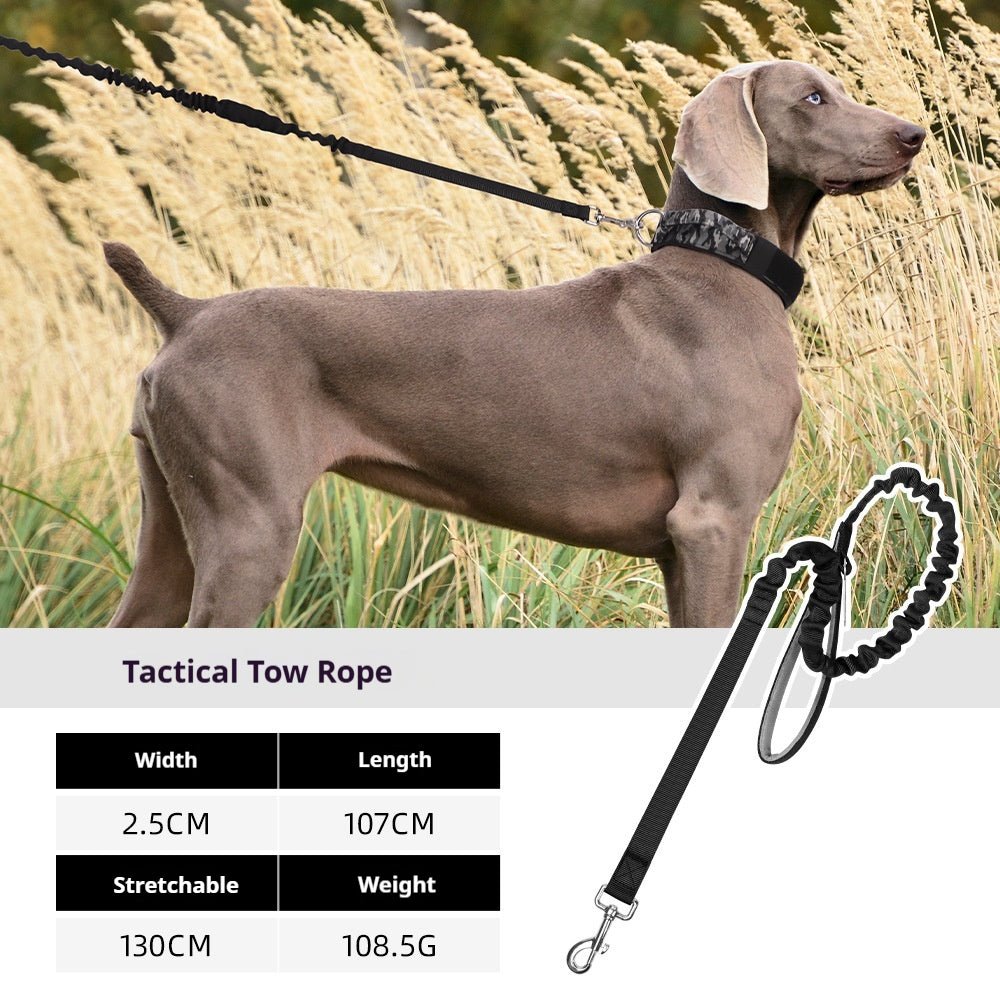 Professional Tactical Bungee Dog Leash (2 - in - 1) - TaglyCharm