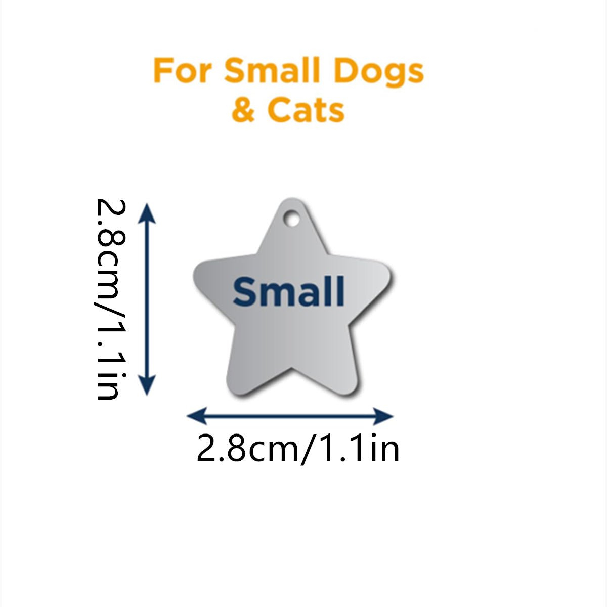 Silent & Secure: Personalized Slide - On Pet ID Tag (No Jingle) - TaglyCharm