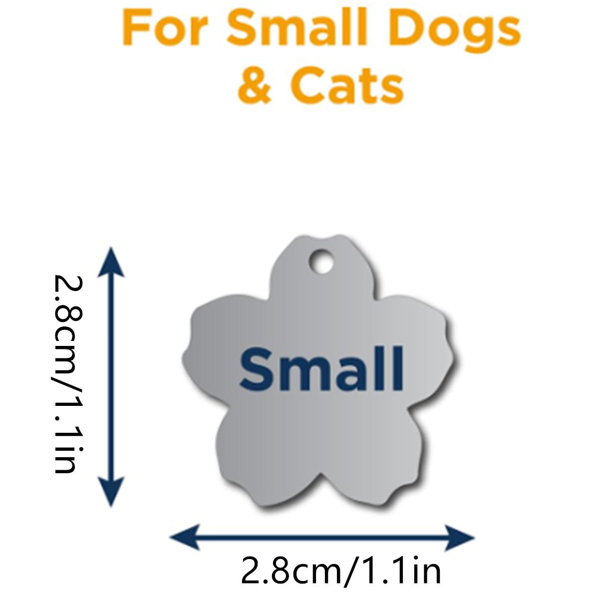 Silent & Secure: Personalized Slide - On Pet ID Tag (No Jingle) - TaglyCharm