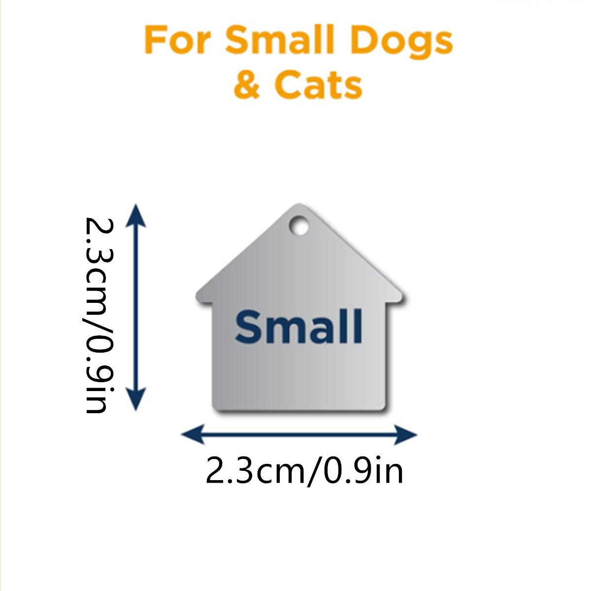 Silent & Secure: Personalized Slide - On Pet ID Tag (No Jingle) - TaglyCharm