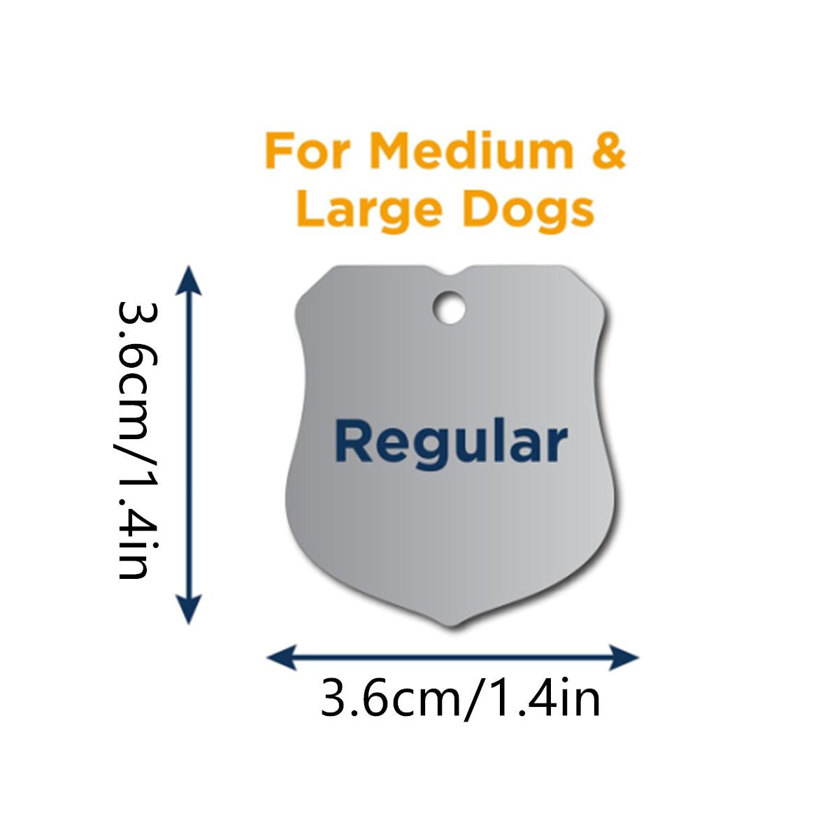 Silent & Secure: Personalized Slide - On Pet ID Tag (No Jingle) - TaglyCharm