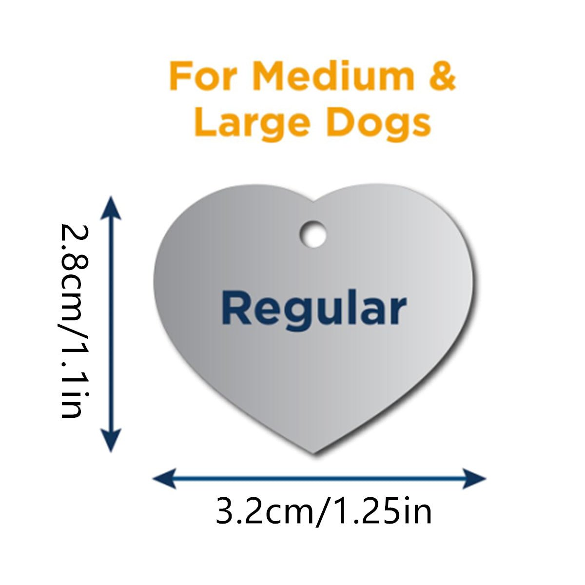 Silent & Secure: Personalized Slide - On Pet ID Tag (No Jingle) - TaglyCharm