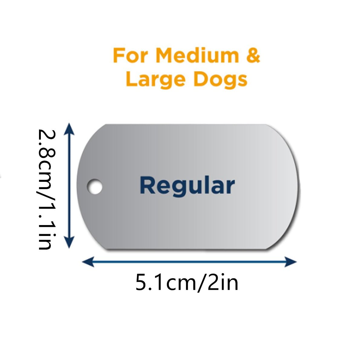 Silent & Secure: Personalized Slide - On Pet ID Tag (No Jingle) - TaglyCharm