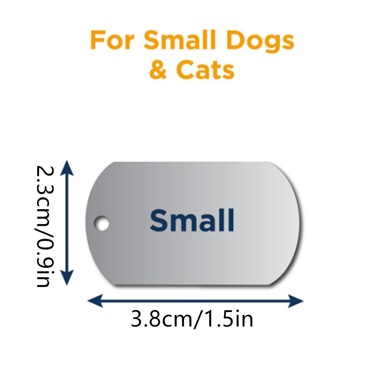 Silent & Secure: Personalized Slide - On Pet ID Tag (No Jingle) - TaglyCharm