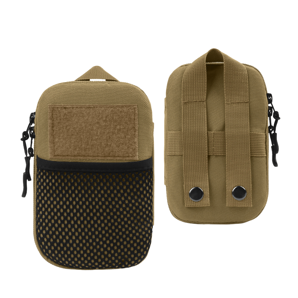 Tactical Dog Harness MOLLE Pouch | Water - Resistant Oxford Utility Bag with Zippers - TaglyCharm